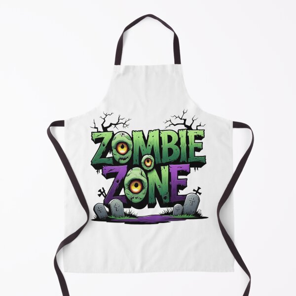 Item preview, Zombie Zone – Halloween Graphic Tee designed and sold by MP-GRAPHIXS.