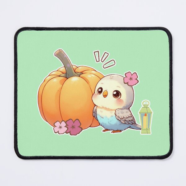 Item preview, Autumn Pumpkin Parrot – Cute Tropical Fall Bird Illustration designed and sold by Sugar Wisdom .