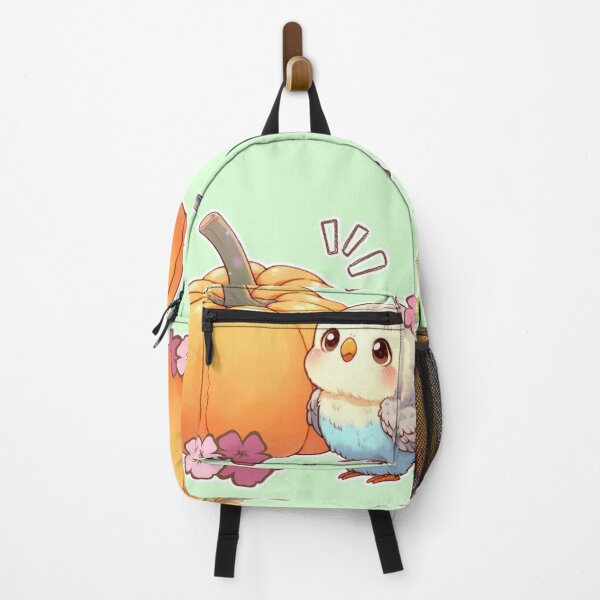 Item preview, Autumn Pumpkin Parrot – Cute Tropical Fall Bird Illustration designed and sold by Sugar Wisdom .
