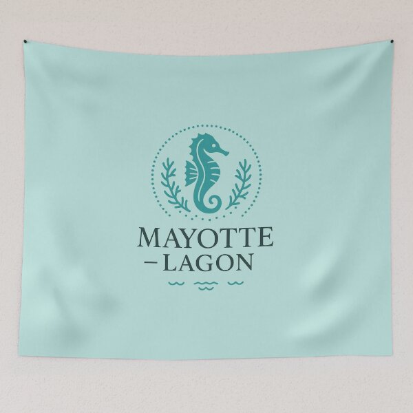 Item preview, Seahorse Lagoon — Mayotte designed and sold by Bratak.