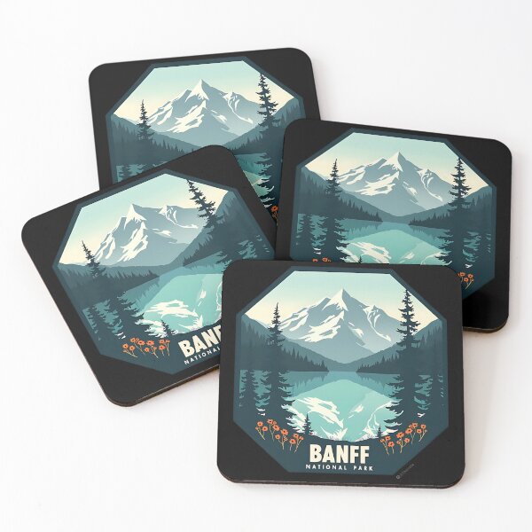 Item preview, Banff National Park Mountain Reflections Scenic View designed and sold by Ilyayao.