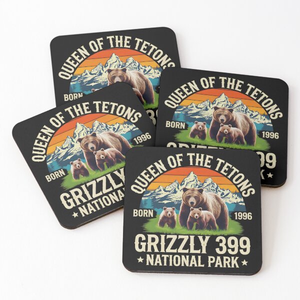 Item preview, Bear Lovers Queen Of The Tetons Grizzly 399 National Park designed and sold by Marguritesuzy.