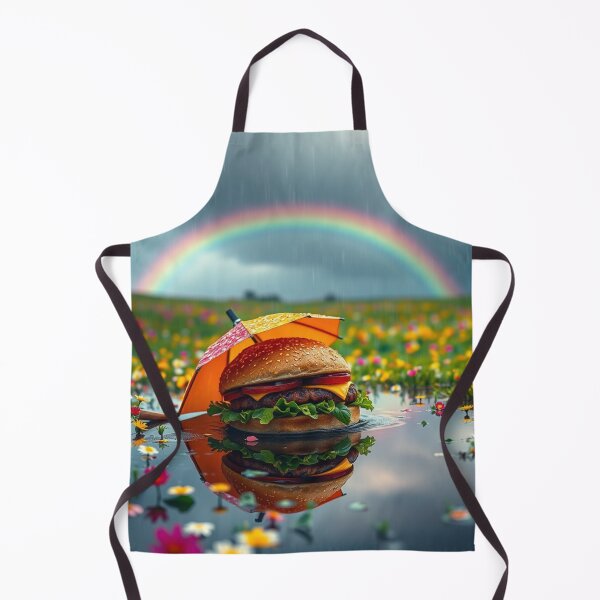 Item preview, April Burger – Whimsical Springtime Food Art designed and sold by BurgerOddity & Gli Angoli Rettili.