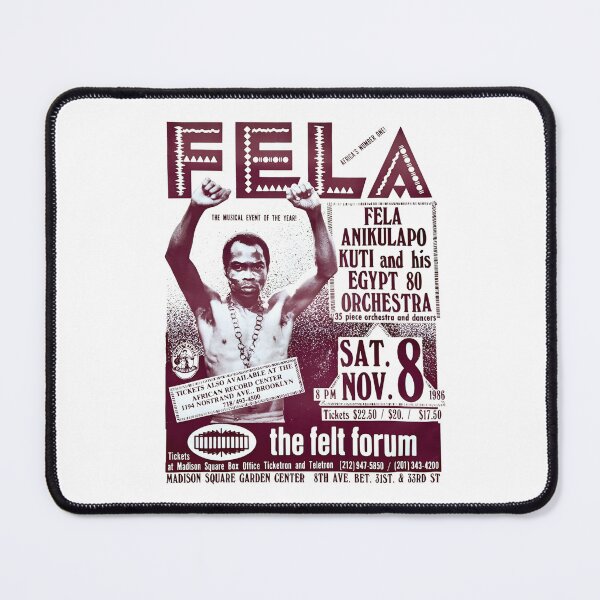 Item preview, Fela Kuti 1986 Concert Poster T-Shirt designed and sold by legrowbradacf.