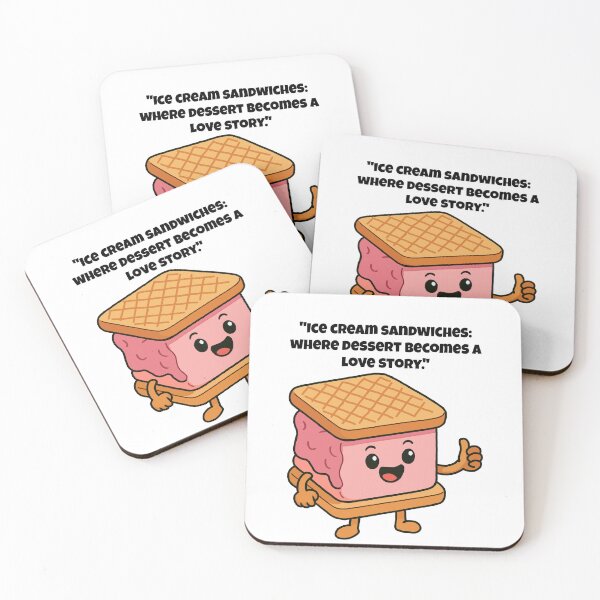 Item preview, Sweet Sidekick - Ice Cream Sandwich with a Smile designed and sold by Latitude 1°N.