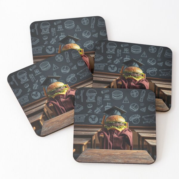 Item preview, Harvard Professor Burger – Smart & Quirky Food Art designed and sold by BurgerOddity & Gli Angoli Rettili.