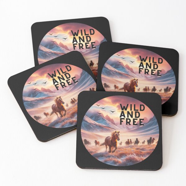 Item preview, Wild and free – running horses at sunset designed and sold by Szpaku desart .