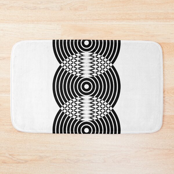 Item preview, Interlocking Concentric Circles Optical Art designed and sold by GeeThang.