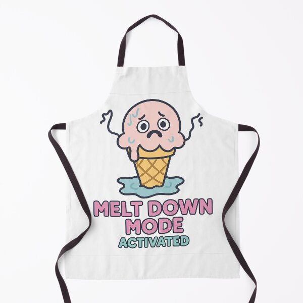 Item preview, Melt Down Mode – Ice Cream Having a Panic Attack designed and sold by Blouzie.