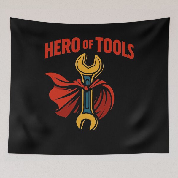 Item preview, Hero Of Tools Garage Mechanic Funny Saying designed and sold by LuminOrb.