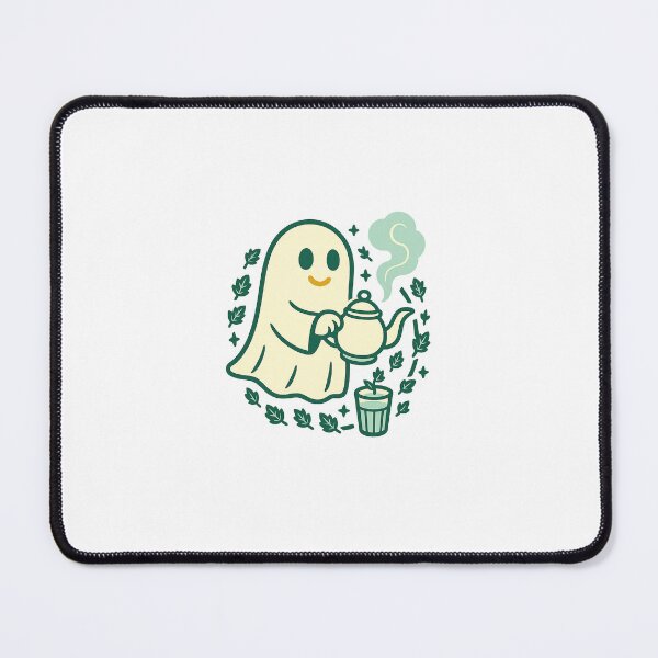 Item preview, Mint Tea Ghost – Cozy Atay Badge designed and sold by HrigArt.