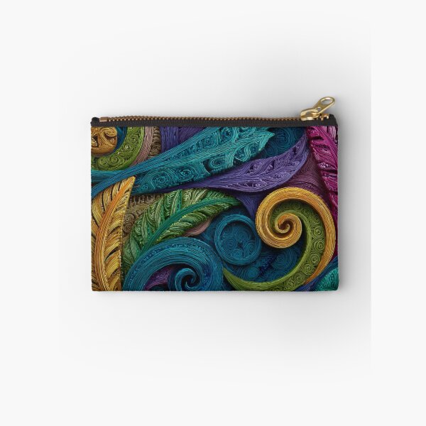 Item preview, New Zealand Māori Paua Pattern Koru Design 484 designed and sold by GrinGalore.