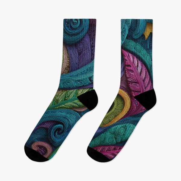 Item preview, New Zealand Māori Paua Pattern Koru Design 484 designed and sold by GrinGalore.