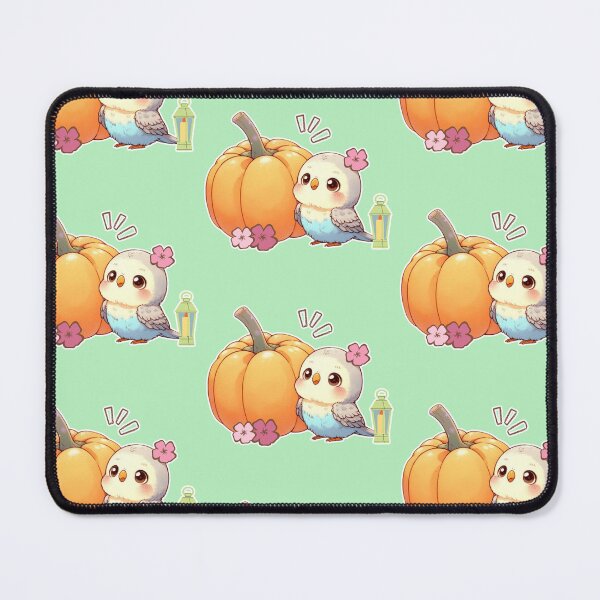 Item preview, Autumn Pumpkin Parrot – Cute Tropical Fall Bird Illustration designed and sold by Sugar Wisdom .