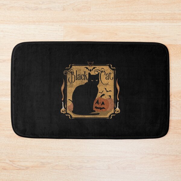 Item preview, Vintage Black Cat and Pumpkins designed and sold by danieaj.
