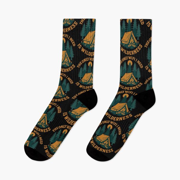 Item preview, The Only Wifi I Need Is Wilderness Camping Funny designed and sold by LuminOrb.