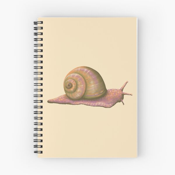 Item preview, Cute illustrated snail designed and sold by kupfermoos.