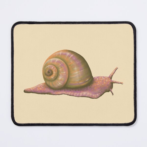 Item preview, Cute illustrated snail designed and sold by kupfermoos.