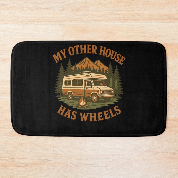 Item preview, My Other House Has Wheels Funny Camping Van designed and sold by LuminOrb.