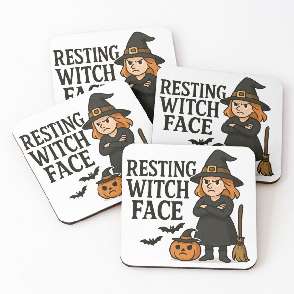 Item preview, Grumpy Cartoon Witch with Broomstick T-Shirt - Cute Spooky Halloween Design designed and sold by PrintCreations9.