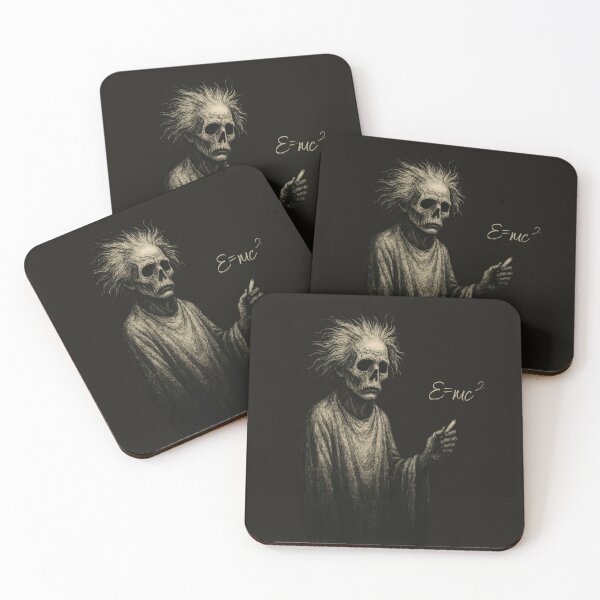 Item preview, Einstein Ghost – Creepy Scientist Spirit in Grunge Horror Style designed and sold by Meandmyshop.