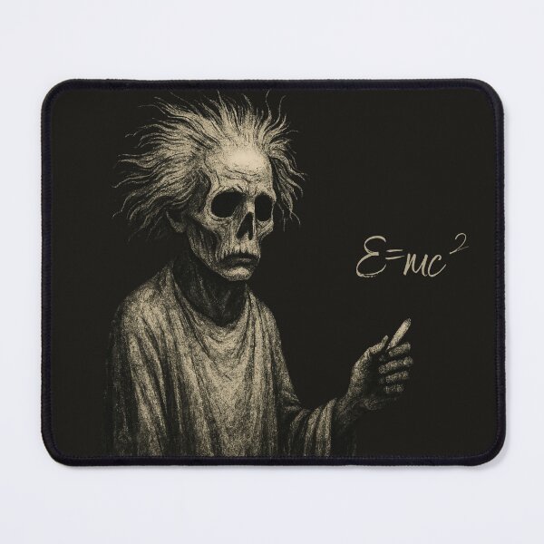 Item preview, Einstein Ghost – Creepy Scientist Spirit in Grunge Horror Style designed and sold by Meandmyshop.