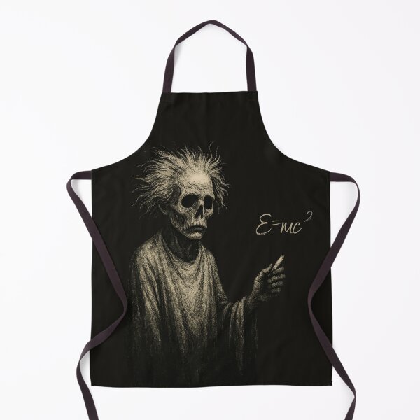 Item preview, Einstein Ghost – Creepy Scientist Spirit in Grunge Horror Style designed and sold by Meandmyshop.