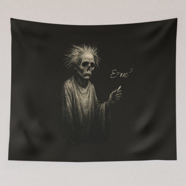Item preview, Einstein Ghost – Creepy Scientist Spirit in Grunge Horror Style designed and sold by Meandmyshop.