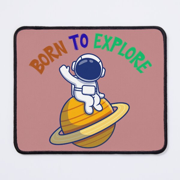 Item preview, Born to Explore – Cute Astronaut Sitting on Planet designed and sold by Stalyalya.