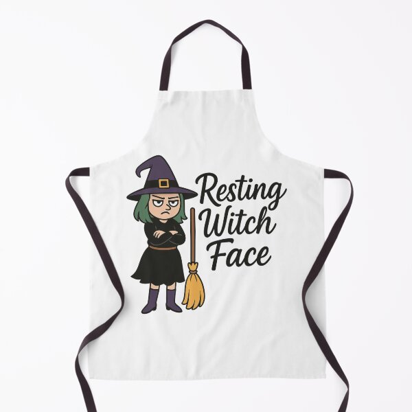 Item preview, Grumpy Cartoon Witch with Broomstick T-Shirt - Cute Spooky Halloween Design designed and sold by PrintCreations9.