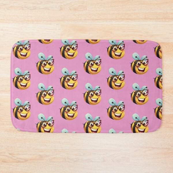 Item preview, Cute Smart Bee with Glasses - Funny Kawaii Cartoon Design designed and sold by TheRamesCo.
