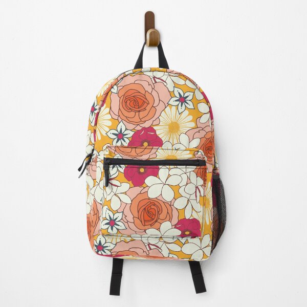 Artikelvorschau, Retro Groovy Florals-3 entworfen und verkauft von Farissa Designs.