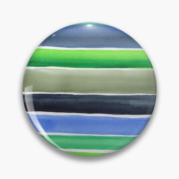 Item preview, Blue Green Teal Gray Watercolor Lines  designed and sold by Irina Sztukowski.