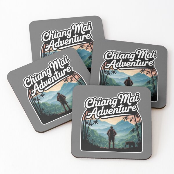 Item preview, Chiang Mai Adventure Sticker – Thailand Backpacking Travel Design designed and sold by Timeless Design.