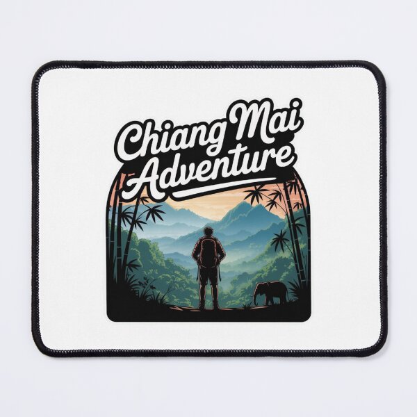 Item preview, Chiang Mai Adventure Sticker – Thailand Backpacking Travel Design designed and sold by Timeless Design.