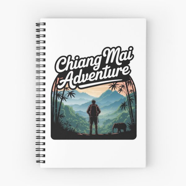 Artikelvorschau, Chiang Mai Abenteuer-Aufkleber – Thailand Backpacking Reisedesign entworfen und verkauft von Timeless Design.