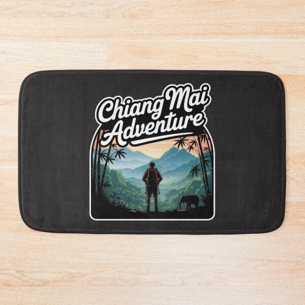 Item preview, Chiang Mai Adventure Sticker – Thailand Backpacking Travel Design designed and sold by Timeless Design.