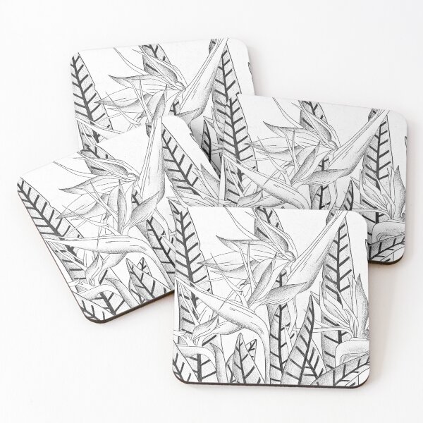 Item preview, Bird of Paradise  Botanical Line Art designed and sold by GTeoArt.