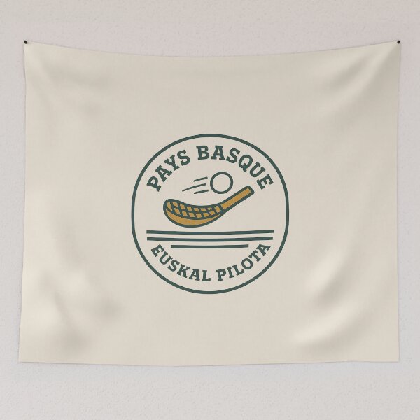 Item preview, Pelote Power — Basque Sports Emblem designed and sold by Bratak.
