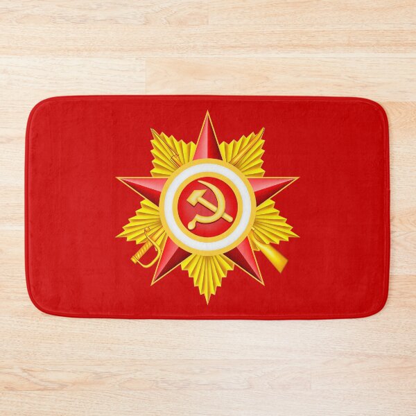 Item preview, Soviet Military Medal Stamp | Cold War USSR Badge Art - Red Army Veteran Poster, Communist History Stickers & Soviet Memorabilia Collection designed and sold by RevolutionToday.