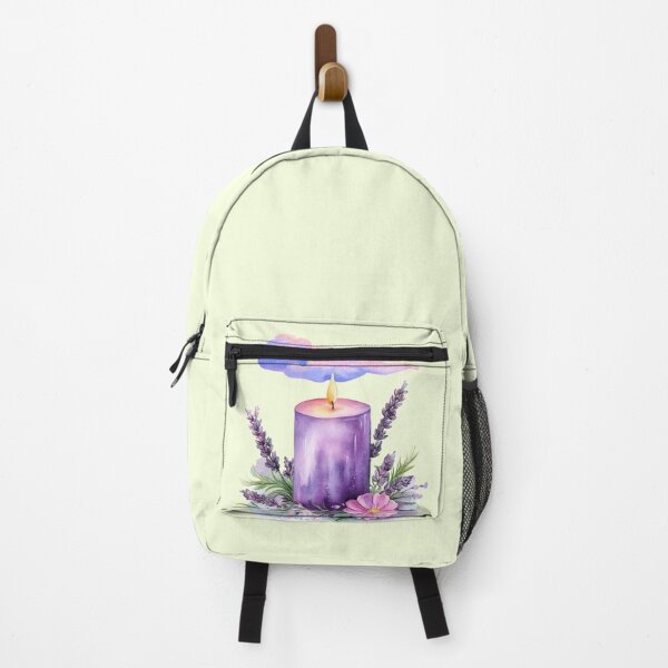 Item preview, Lavender Candle Illustration | Botanical Vintage Aromatherapy Floral Art designed and sold by Plantinum.