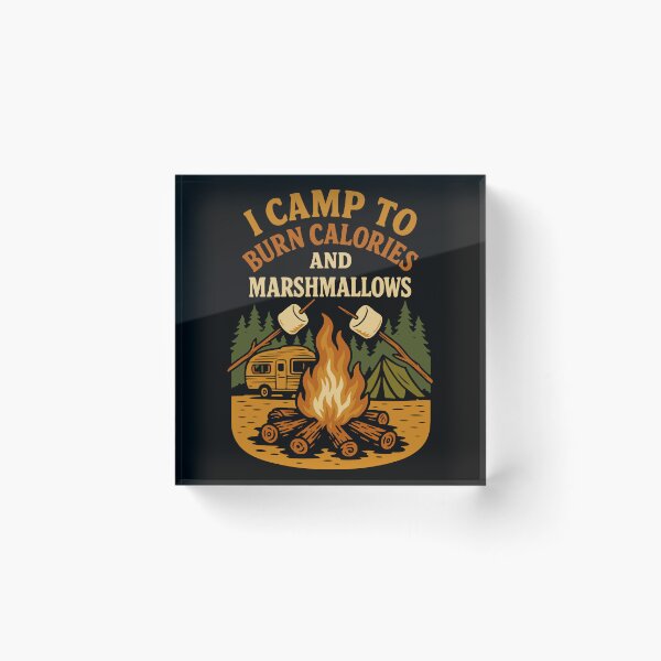 Item preview, I Camp To Burn Calories Funny Camping Camper designed and sold by LuminOrb.