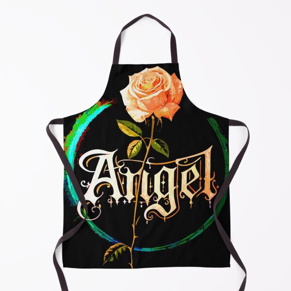 Item preview, Angel Rose Gothic Floral Typography Design designed and sold by VikArtStudio.