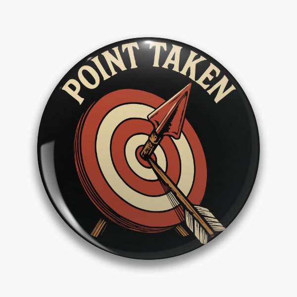 Item preview, Point Taken Archery Bow Funny Archer designed and sold by LuminOrb.