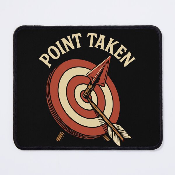 Item preview, Point Taken Archery Bow Funny Archer designed and sold by LuminOrb.