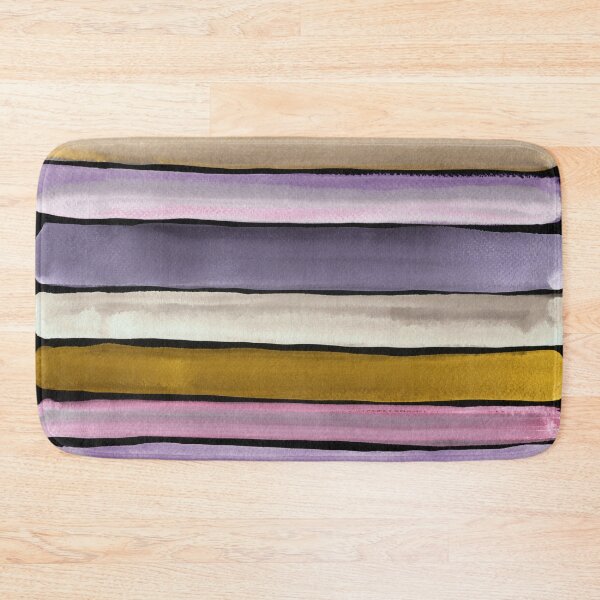Item preview, Dusty Pink Purple Beige Watercolor Lines  designed and sold by Irina Sztukowski.