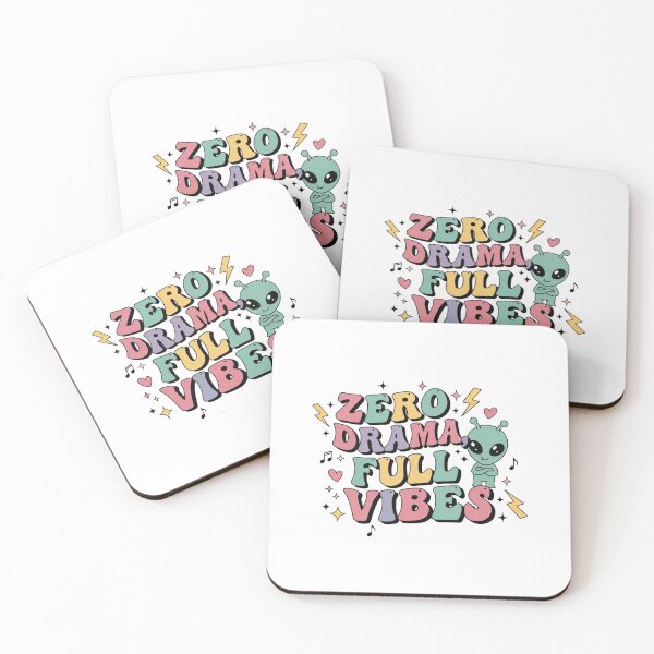 Item preview, Zero Drama Full Vibes – Chill Quote Design designed and sold by Rank Sol.
