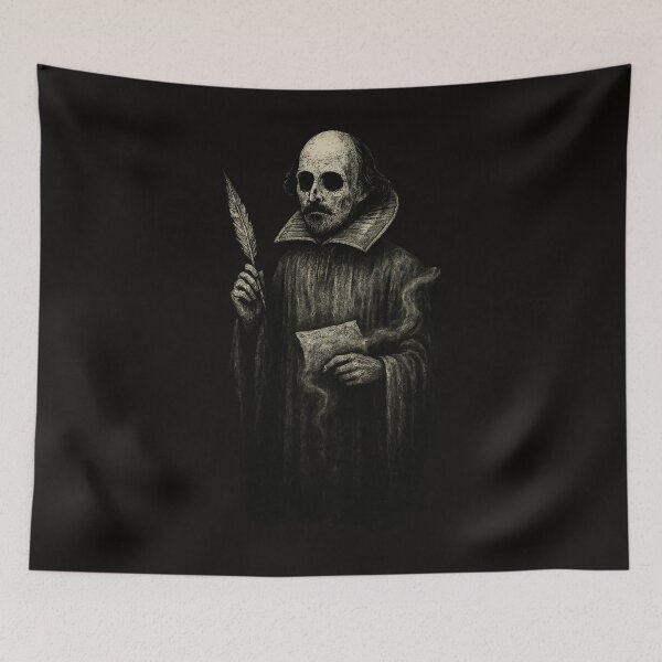 Item preview, Shakespeare Ghost – Creepy Bard Spirit in Grunge Horror Style designed and sold by Meandmyshop.