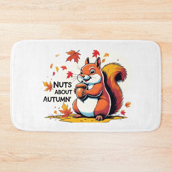 Item preview, Cute happy squirrel - Nuts About Autumn designed and sold by MyPixelFun.