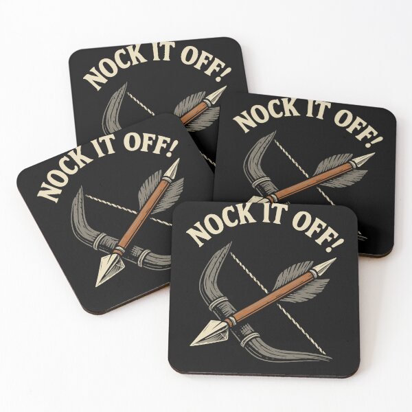Item preview, Nock It Off Funny Archery Bow Archer designed and sold by LuminOrb.